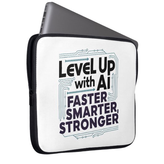 Höhere KI - schneller, intelligenter, stärker Laptopschutzhülle (Vorne Rechts)