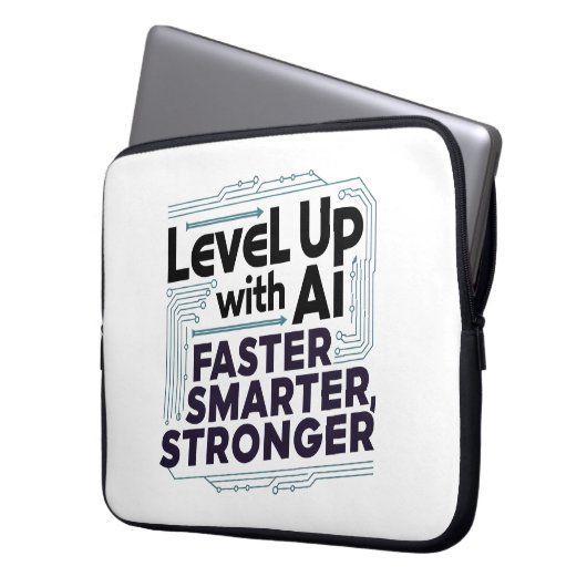 Höhere KI - schneller, intelligenter, stärker Laptopschutzhülle (Vorderseite Links)