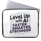 Höhere KI - schneller, intelligenter, stärker Laptopschutzhülle (Vorderseite)