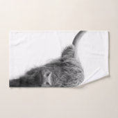 Höhere Kuh Schwarz & Weiß #4 Badhandtuch Set (Handtuch)