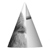 Höhere Kuh Schwarz & Weiß #4 Partyhütchen (Rückseite)