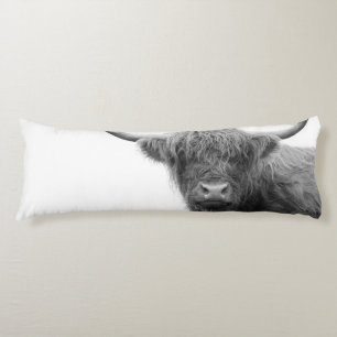 Höhere Kuh Schwarz & Weiß #4 Seitenschläferkissen