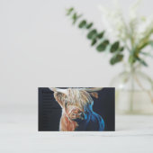 Höhere Kuh Visitenkarte (Stehend Vorderseite)