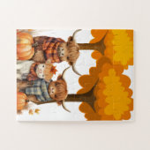 Höhere Kühe mit Schnitten Puzzle (Horizontal)