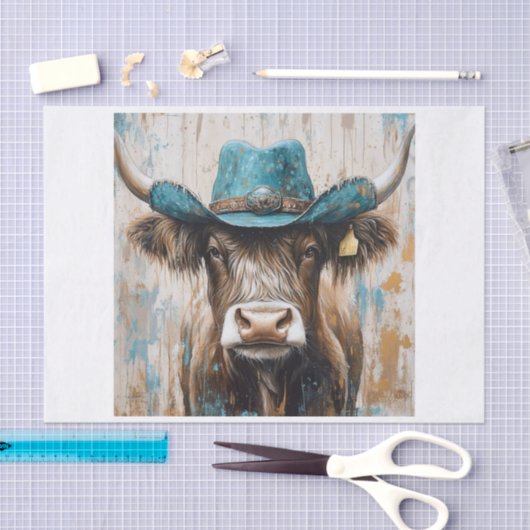 Höhere Kühe Vibes9 Seidenpapier (Handwerk)