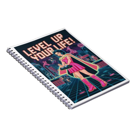 Höhere Lebensqualität - Retro-Gamer-Kunst Notizblock (Rechte Seite)