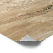 Höhere Sicht auf das Tote Meer Poster (Ecke)