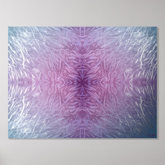 Höhere Silver Foil Block Art Print Foliendrucke (Vorderseite)