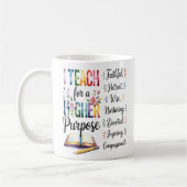 Höhere Zweck Buch Blumen Bleistift Illustration Kaffeetasse (Links)