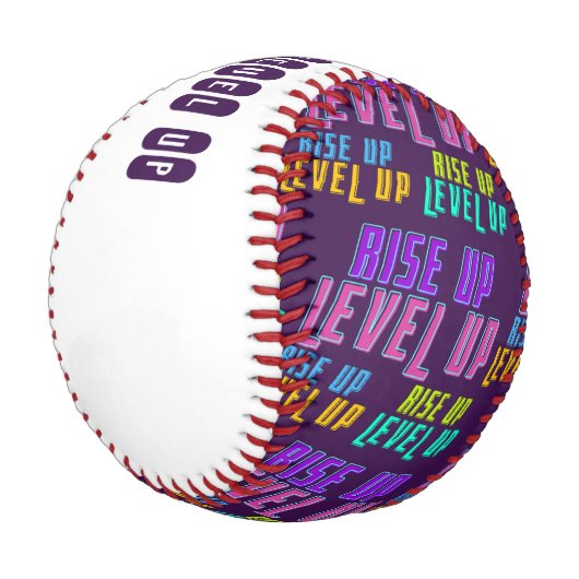 Höherer Anstieg des positiven Quotenbaseballs Baseball (Schrägansicht)