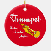 Höherer Trumpet Keramik Ornament (Hinten)