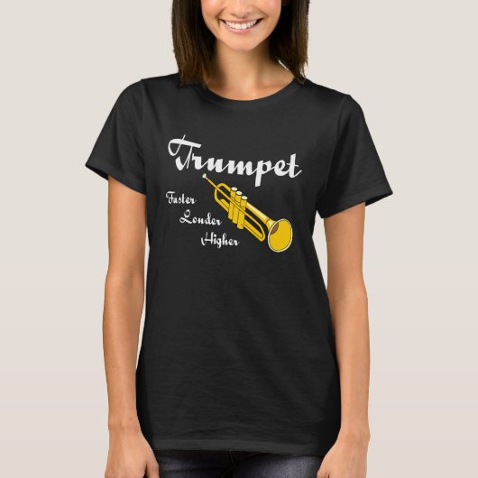 Höherer Trumpet T-Shirt (Vorderseite)