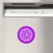 Höheres Bewusstsein Lila Kronen Chakra Magnet (In Situ (Geschirrspüler))