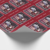 Hohes Beams Holiday Wrapping Papier Geschenkpapier (Ecke)