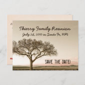 Hohes Land Save the Date Ankündigungspostkarte (Vorne/Hinten)