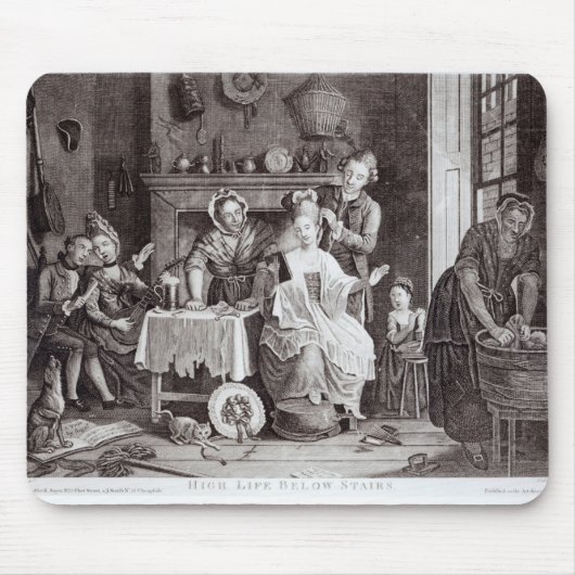 Hohes Leben unter Treppe Mousepad (Vorne)