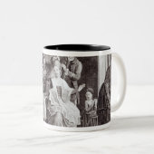 Hohes Leben unter Treppe Zweifarbige Tasse (VorderseiteRechts)