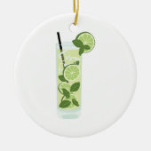 Hohes Mojito Keramik Ornament (Vorne)