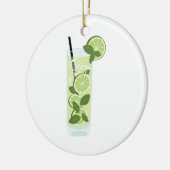 Hohes Mojito Keramik Ornament (Links)