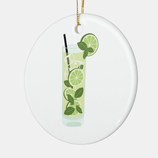 Hohes Mojito Keramik Ornament (Links)