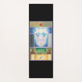 Hohes Priesterin-Tarot Yogamatte (Vorderseite)