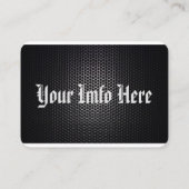 Hohes Proformance Visitenkarte (Rückseite)