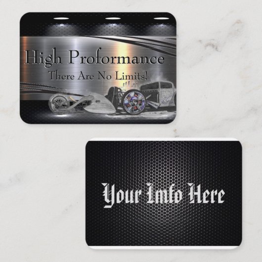 Hohes Proformance Visitenkarte (Vorne/Hinten)