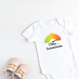 Hohes Risiko: Manchmal beiße ich.. Baby Strampler