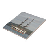 Hohes Schiff Stavros S Niarchos. Fliese (Seite)