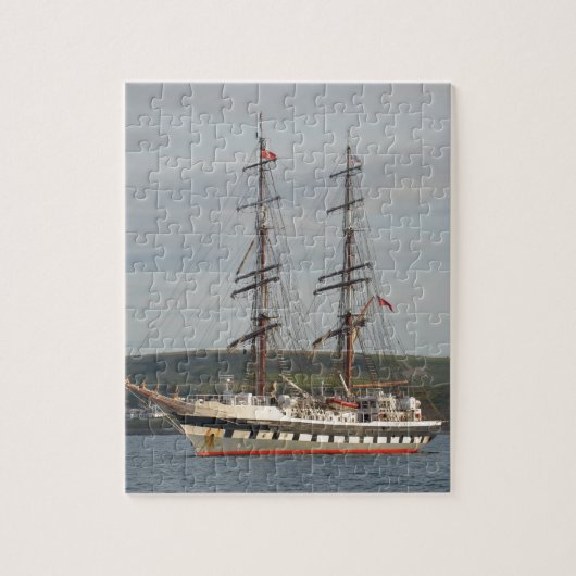 Hohes Schiff Stavros S Niarchos. Puzzle (Vertikal)