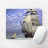 Hohes Schiff und Ketch Mousepad (Mit Mouse)