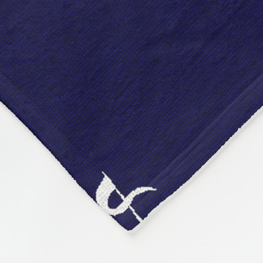 Hohes Schiffs-nautischpersonalisiertes Fleecedecke (Ecke)