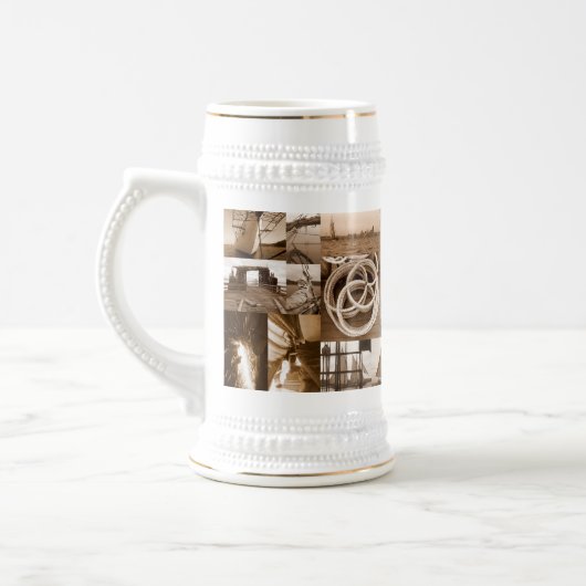 Hohes Schiffs-Segeln Bierglas (Links)