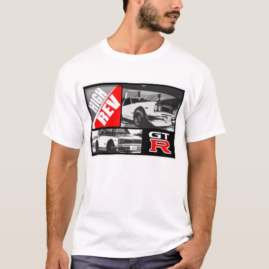 Hohes T-Shirt Rev-Classic GTR (Vorderseite)