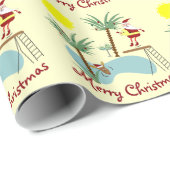 Hohes tauchendes Sankt-WeihnachtsPackpapier Geschenkpapier (Rolleneckpunkt)