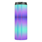 Hohes Trinkglas mit schwarzem Deckel Thermosbecher (Rückseite)