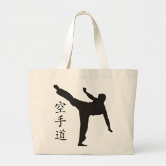 Hohes Tritt-/Karate-Kanji Jumbo Stoffbeutel