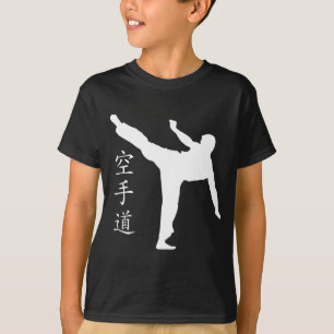 Hohes Tritt-/Karate-Kanji T-Shirt