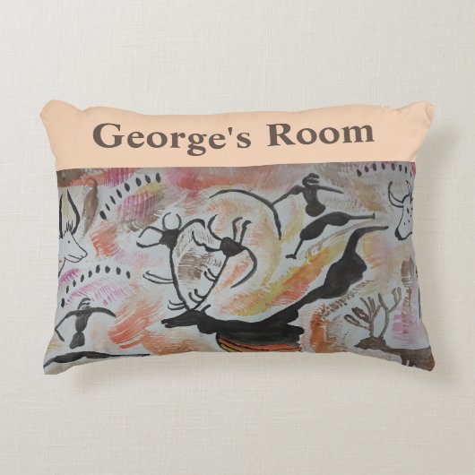 Höhle Art Abstrakt Personalisiert Dekokissen (Vorderseite)