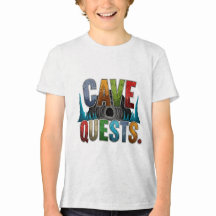 Höhle begehrt Frauenabenteuer Grafik-T - Shirt