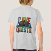 Höhle begehrt Frauenabenteuer Grafik-T - Shirt (Rückseite)