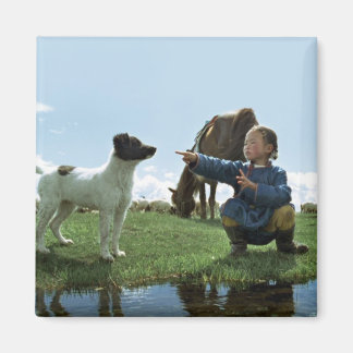 Höhle des gelben Hundes Magnet