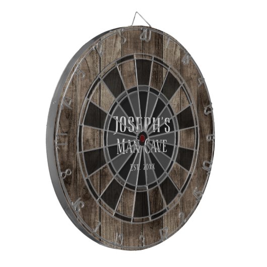 Höhle des Personalisierten Mannes Dartscheibe (Vorderseite Links)