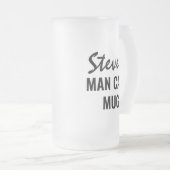 Höhle des Personalisierten Namens Mattglas Bierglas (VorderseiteRechts)