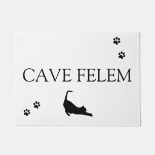 HÖHLE FELEM - Passen Sie von der Katze auf Fußmatte