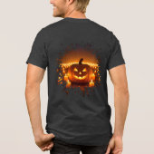 Hohle Flamme Tri-Blend Shirt (Rückseite)