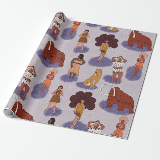 Höhle Frauen des Diversity Geschenkpapier