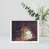 Höhle im Abend von Joseph Wright Postkarte (Stehend Vorderseite)