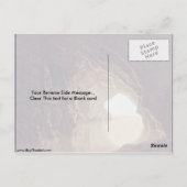 Höhle im Abend von Joseph Wright Postkarte (Rückseite)