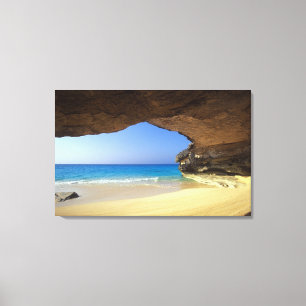 Höhle in der französischen Bucht, Insel San Salv Leinwanddruck